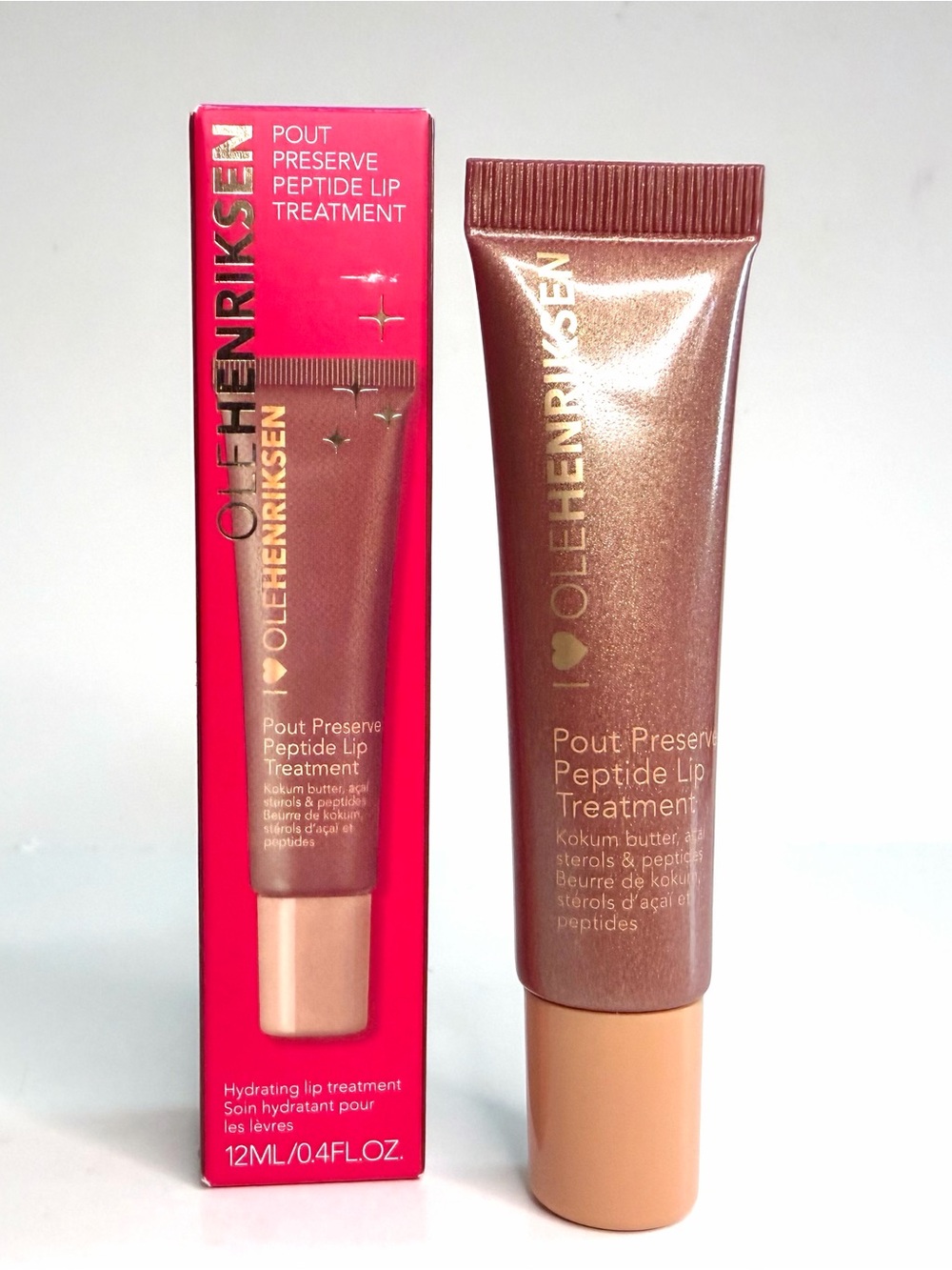 Ole Henriksen Pout Preserve Peptide Lip Treatment Cocoa Creme Glimmer